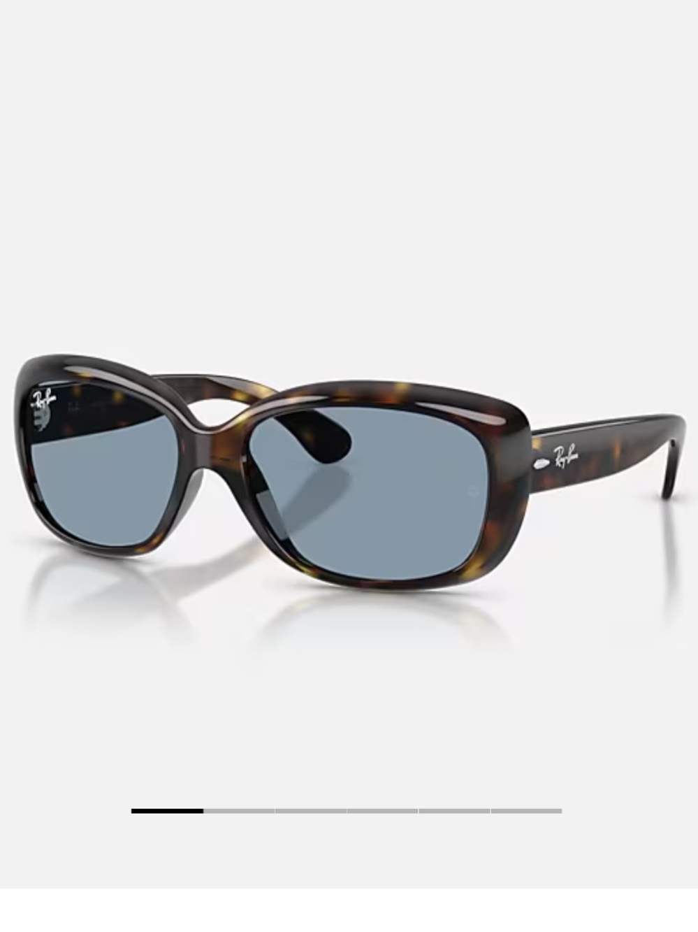 Ray-Ban Jackie Ohh Tortoiseshell Frame with Blue Lenses